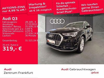 Mythosschwarz metallic Gebraucht 2022 Audi Q3 SUV | 28.349 € (Guter Preis)