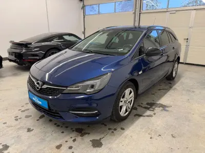 Gebraucht Opel Astra Business 122 PS (89 kW) 2021 Blau Kombi