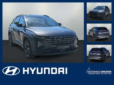 Gebraucht Hyundai Tucson Advantage 150 PS (110 kW) 2024 Dark knight / abyss black / mi SUV
