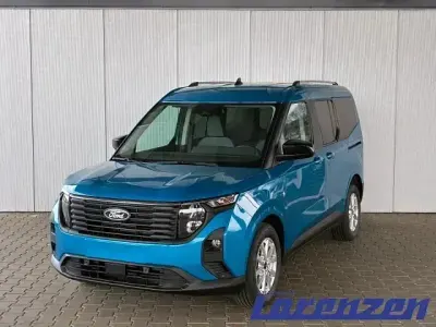 Neu Ford Tourneo Courier Titanium 125 PS (91 kW) 2026 Digital aqua blue (blau) Van / Kleinbus