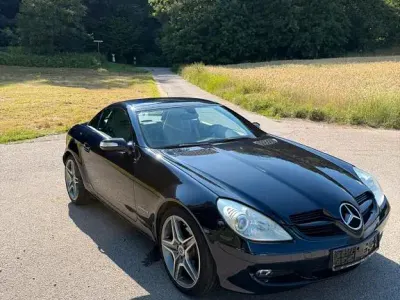 Gebraucht Mercedes SLK200 163 PS (119 kW) 2008 Blau Cabrio
