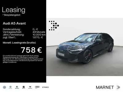 Neu Audi A5 Sport 367 PS (269 kW) 2026 Mythosschwarz metallic Kombi