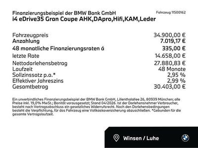 Usata BMW i4 M Sport 210 kW (286 CV) 2023 Bianco Berlina