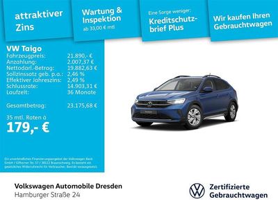 Gebraucht VW Taigo Life 95 PS (69 kW) 2025 Blau SUV