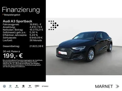 Gebraucht Audi A3 110 PS (80 kW) 2022 Brillantschwarz Limousine