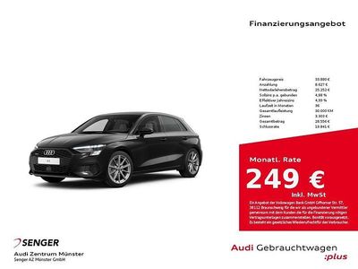 Usata Audi A3 Advanced 200 CV (147 kW) 2023 Nero Berlina