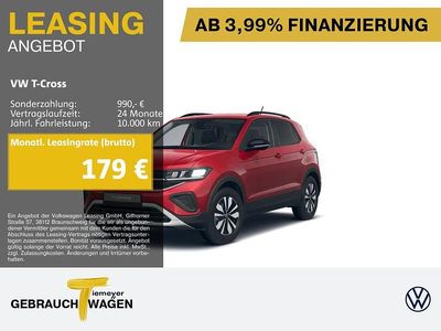 Rot Gebraucht 2024 VW T-Cross Goal SUV | 22.490 € (Guter Preis)