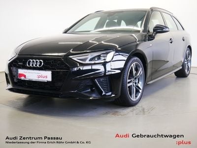 Schwarz Gebraucht 2024 Audi A4 S-Line Kombi | 43.590 € (Teuer)