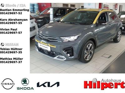 Gebraucht Kia Stonic GT-Line 120 PS (88 kW) 2021 (perennialgrau / dach gelb) (metallic) SUV