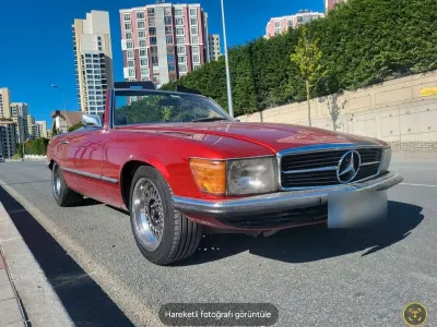 Gebraucht Mercedes SL350 224 PS (164 kW) 1972 Rot Cabrio