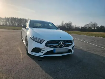 Brugt Mercedes A220 AMG line 190 HK (139 kW) 2019 Hvid Sedan