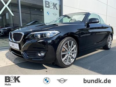 Gebraucht BMW 220 Advantage 184 PS (135 kW) 2019 Schwarz Cabrio
