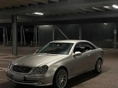 Brugt Mercedes CLK270 170 HK (125 kW) 2003 Sølv Coupe