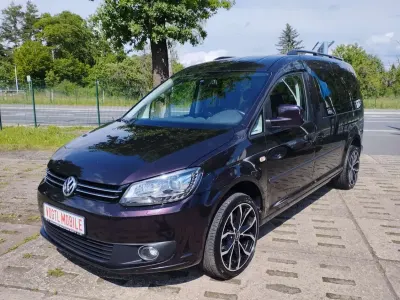 Gebraucht VW Caddy Maxi Comfortline 170 PS (125 kW) 2014 Black berry metallic Van / Kleinbus