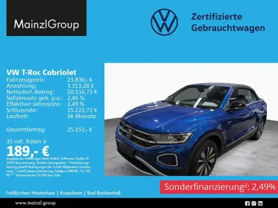 Używany VW T-Roc Cabriolet Goal 116 KM (85 kW) 2025 Niebieski Kabriolet