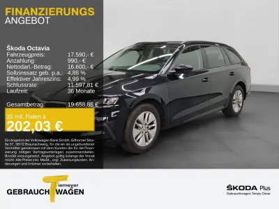Brugt Skoda Octavia Ambition 116 HK (85 kW) 2023 Sort Stationcar