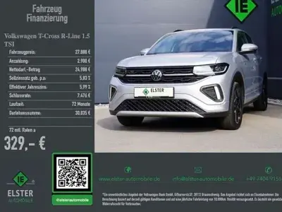 Gebraucht VW T-Cross R 150 PS (110 kW) 2025 Silber SUV
