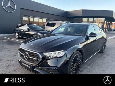 Metalliclack obsidianschwarz Gebraucht 2024 Mercedes E200 AMG Limousine | 56.440 € (Teuer)