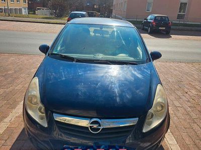 Gebraucht Opel Corsa Edition 80 PS (58 kW) 2008 Blau Kleinwagen