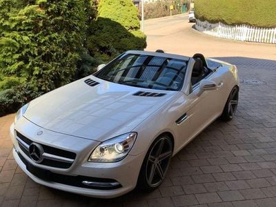 Second-hand Mercedes SLK350 306 CP (225 kW) 2013 Alb Cabrio