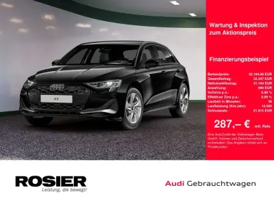 Używany Audi A3 Advanced Plus 150 KM (110 kW) 2025 Czarny Sedan/Limuzyna
