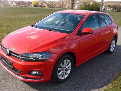 Gebraucht VW Polo Highline 95 PS (69 kW) 2018 Rot Kleinwagen