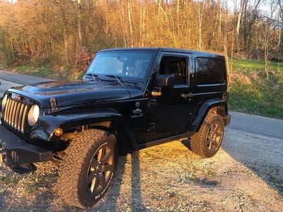 Begagnad Jeep Wrangler Sahara 200 HK (147 kW) 2017 Svart SUV