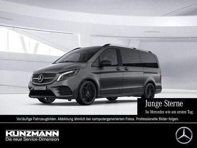 Graphitgrau metallic Gebraucht 2021 Mercedes V300 Avantgarde Edition Van / Kleinbus | 53.430 € (Etwas zu teuer)