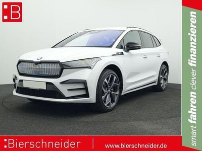 Weiss Gebraucht 2024 Skoda Enyaq iV RS SUV | 45.950 € (Fairer Preis)