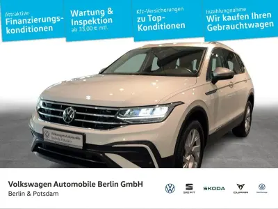 Gebraucht VW Tiguan Allspace Life 150 PS (110 kW) 2022 Weiß SUV