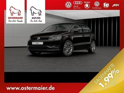 Gebraucht VW Polo Allstar 90 PS (66 kW) 2016 Schwarz metallic Kleinwagen