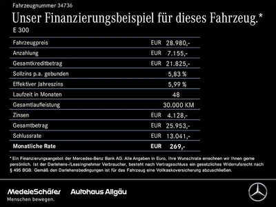 Blau Gebraucht 2022 Mercedes E300 Avantgarde Kombi | 28.980 € (Teuer)