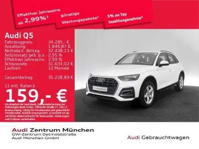 Gebraucht Audi Q5 Sport 204 PS (150 kW) 2024 Arkonaweiß SUV