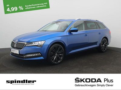 Gebraucht Skoda Superb Style 200 PS (147 kW) 2022 Raceblau metallic Kombi