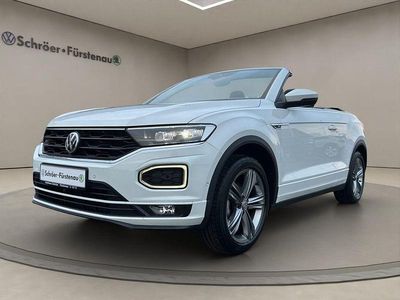 Gebraucht VW T-Roc Cabriolet R-line 150 PS (110 kW) 2021 Weiss Cabrio