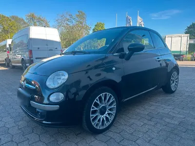 Second-hand Fiat 500C Lounge 69 CP (50 kW) 2012 Negru Cabrio