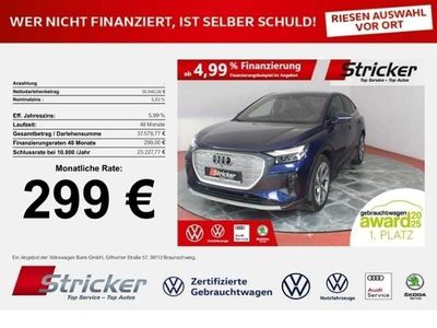 Gebraucht Audi e-tron S-Line 150 kW (204 PS) 2023 Navarrablau metallic (metallic) SUV