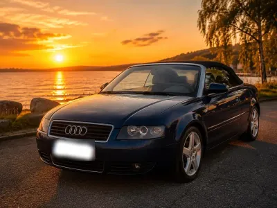 Gebraucht Audi A4 Cabriolet Design 163 PS (119 kW) 2003 Blau Cabrio