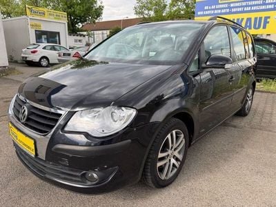 Gebraucht VW Touran Conceptline 140 PS (102 kW) 2007 Schwarz Van / Kleinbus