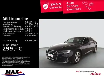 Brugt Audi A6 S-Line 286 HK (210 kW) 2025 Sort Sedan