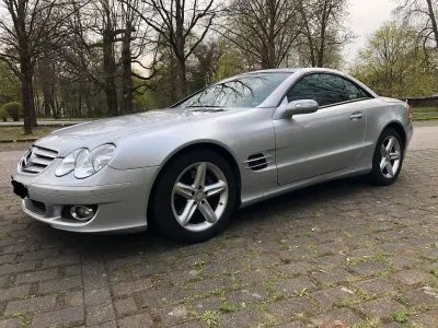 Brugt Mercedes SL350 272 HK (200 kW) 2008 Sølv Cabriolet