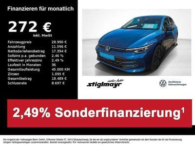 Gebraucht VW Golf VIII Goal 150 PS (110 kW) 2025 Anemonenblau metallic Limousine