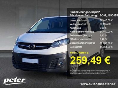 Gebraucht Opel Zafira Life 120 PS (88 kW) 2020 Jade weiss/arktis weiss Van / Kleinbus