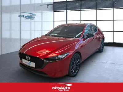 Neu Mazda 3 Homura-Line 140 PS (102 kW) 2026 Soul red crystal Limousine
