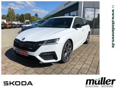 Brugt Skoda Octavia RS 200 HK (147 kW) 2022 Hvid Stationcar