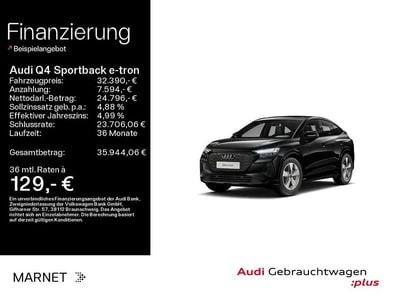 Gebraucht Audi Q4 e-tron 219 kW (299 PS) 2023 Mythosschwarz metallic SUV