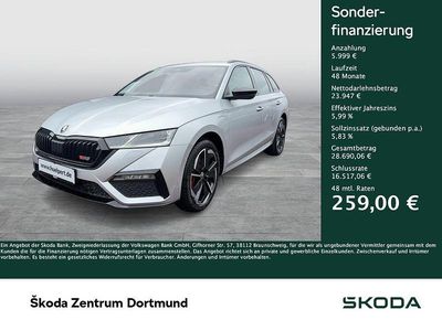 Gebraucht Skoda Octavia RS 245 PS (180 kW) 2022 Silber Kombi