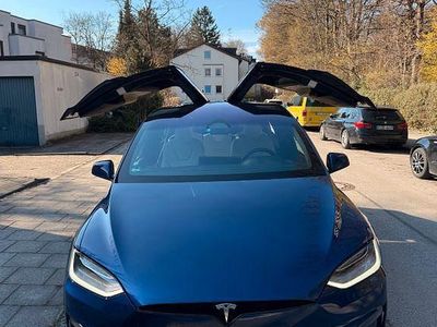 Gebraucht Tesla Model X Long Range AWD 492 kW (670 PS) 2024 Blau SUV