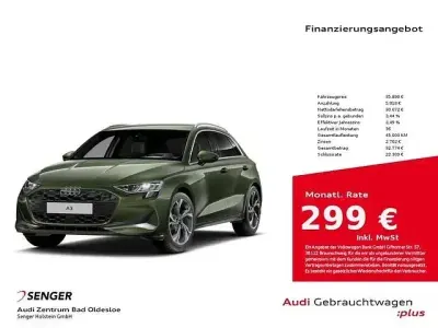 Brugt Audi A3 Advanced 116 HK (85 kW) 2025 Grøn Sedan