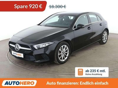 Gebraucht Mercedes A180 Progressive 136 PS (100 kW) 2019 Nachtschwarz Limousine